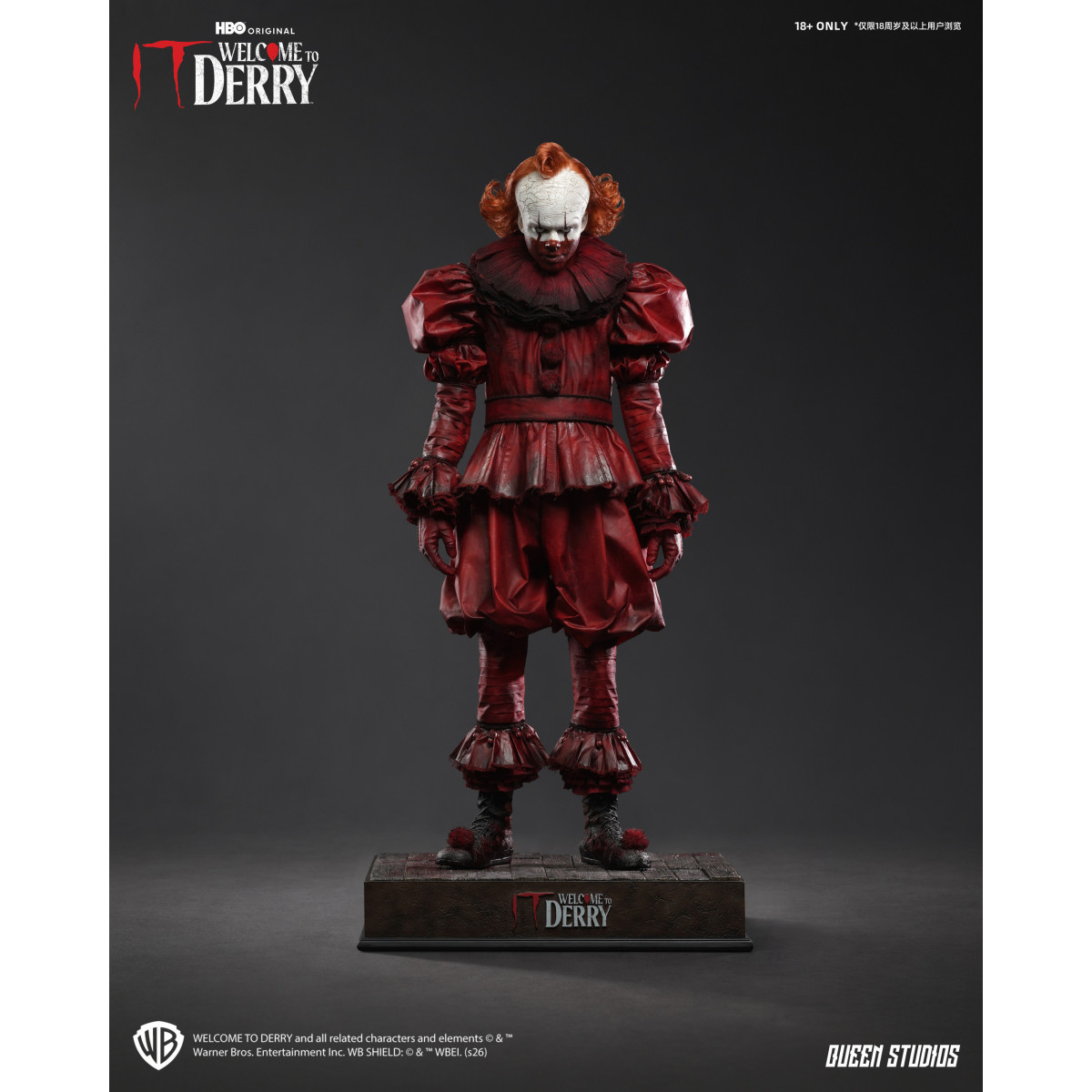 Queen Studios - Estatua de Pennywise a escala 1/3 «Welcome to Derry» Premium