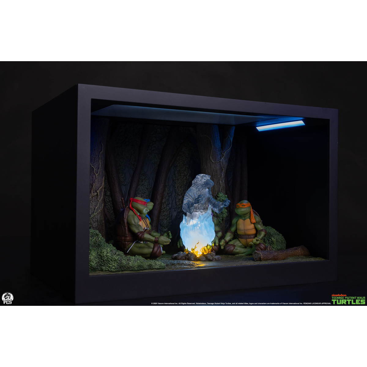 Premium Collectibles Studio PCS - Diorama a escala reducida de las Tortugas Ninja: «El espíritu de Splinter»