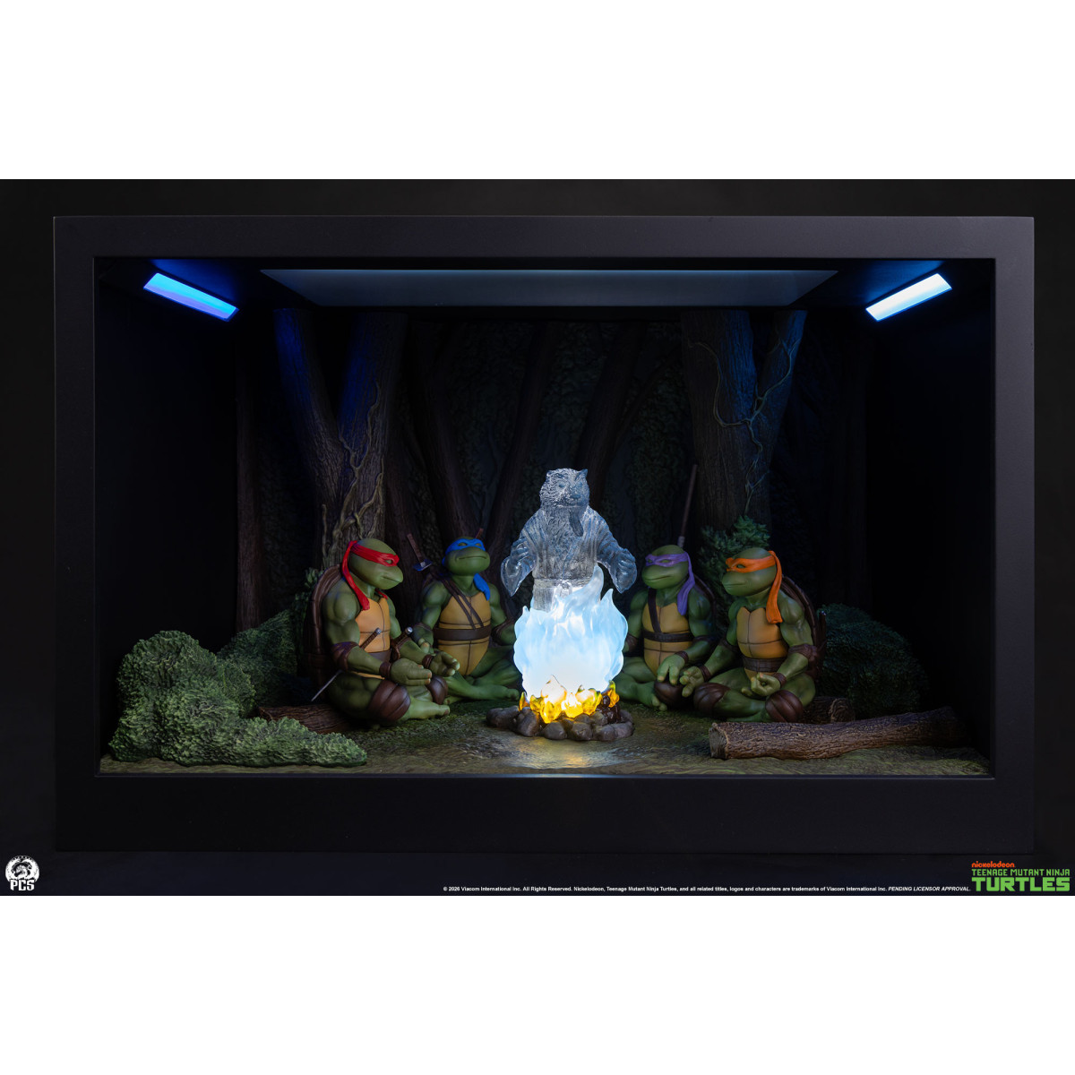 Premium Collectibles Studio PCS - Diorama a escala reducida de las Tortugas Ninja: «El espíritu de Splinter»