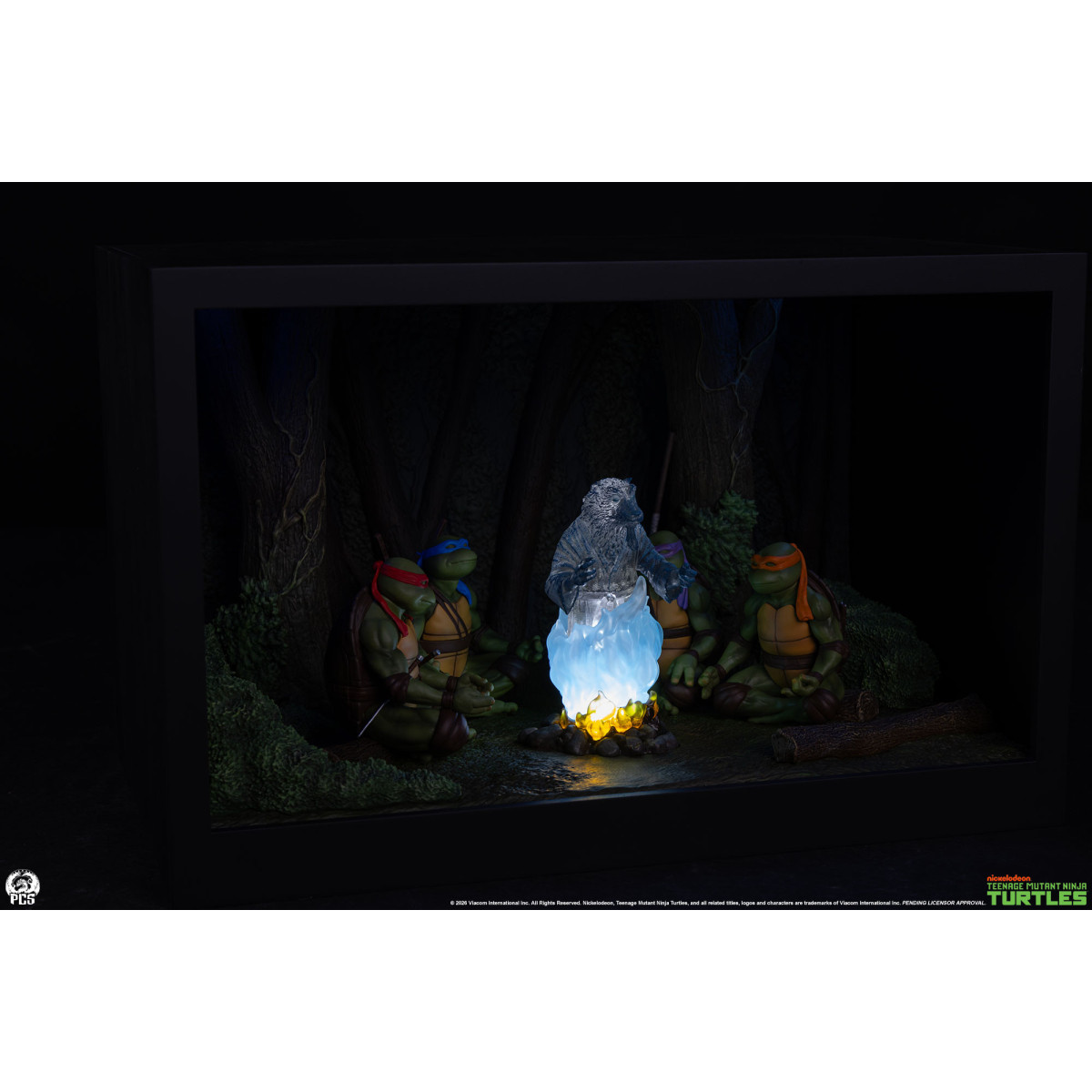 Premium Collectibles Studio PCS - Diorama a escala reducida de las Tortugas Ninja: «El espíritu de Splinter»