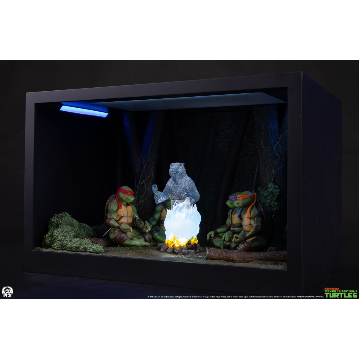 Premium Collectibles Studio PCS - Diorama a escala reducida de las Tortugas Ninja: «El espíritu de Splinter»