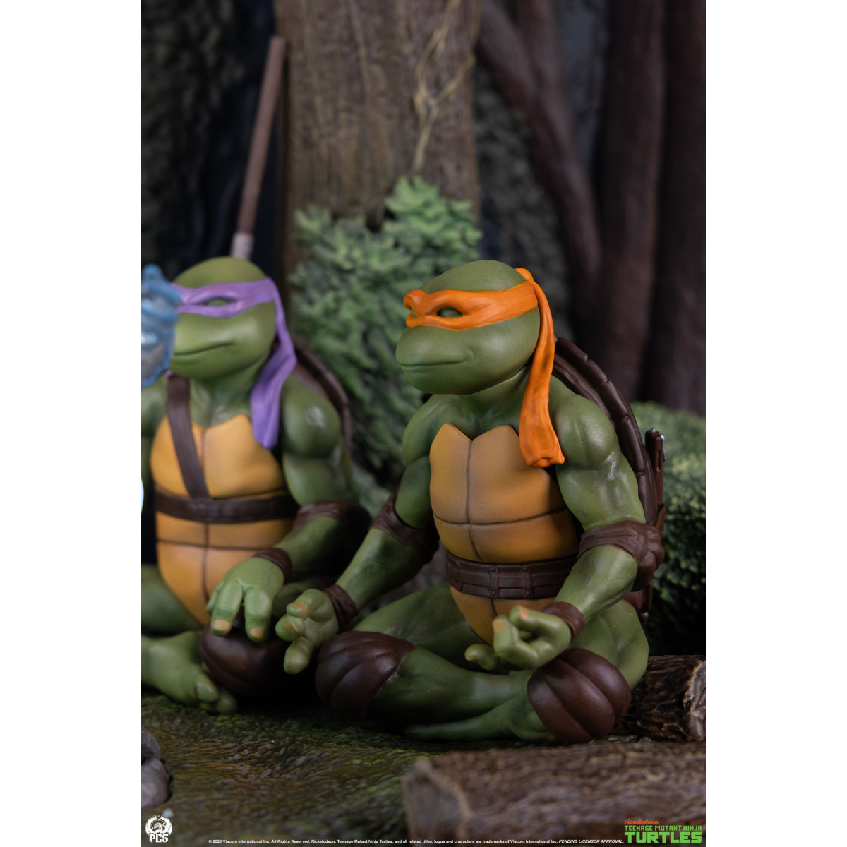 Premium Collectibles Studio PCS - Diorama a escala reducida de las Tortugas Ninja: «El espíritu de Splinter»