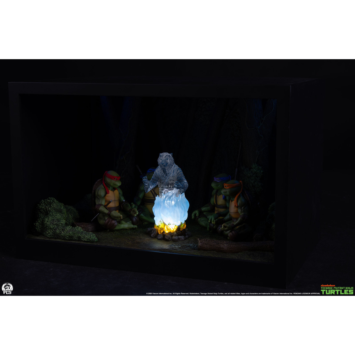 Premium Collectibles Studio PCS - Diorama a escala reducida de las Tortugas Ninja: «El espíritu de Splinter»