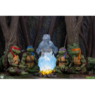 Premium Collectibles Studio PCS - Diorama a escala reducida de las Tortugas Ninja: «El espíritu de Splinter»