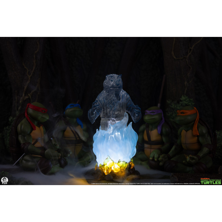 Premium Collectibles Studio PCS - Diorama a escala reducida de las Tortugas Ninja: «El espíritu de Splinter»
