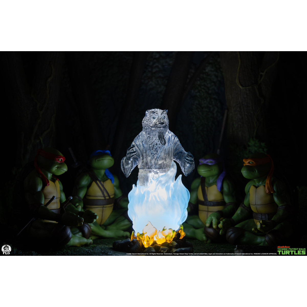 Premium Collectibles Studio PCS - Diorama a escala reducida de las Tortugas Ninja: «El espíritu de Splinter»