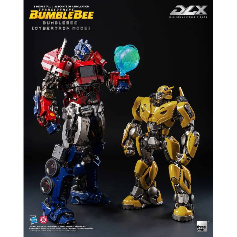 Three Zero Transformers - Bumblebee DLX: figura de Bumblebee en modo Cybertron