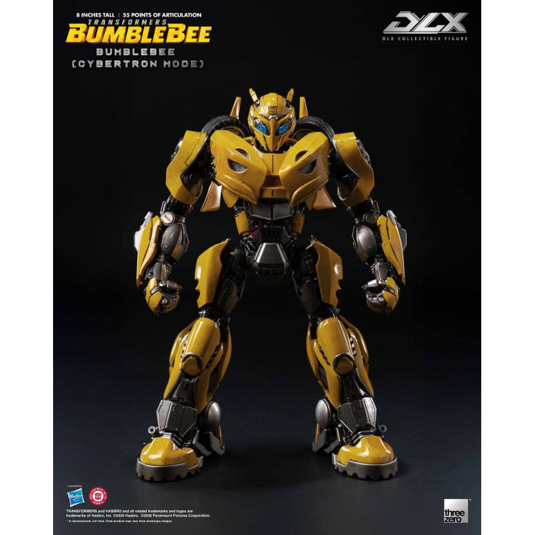 Three Zero Transformers - Bumblebee DLX: figura de Bumblebee en modo Cybertron