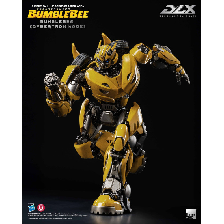 Three Zero Transformers - Bumblebee DLX: figura de Bumblebee en modo Cybertron