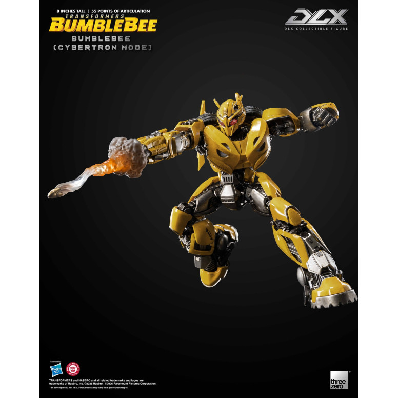 Three Zero Transformers - Bumblebee DLX: figura de Bumblebee en modo Cybertron