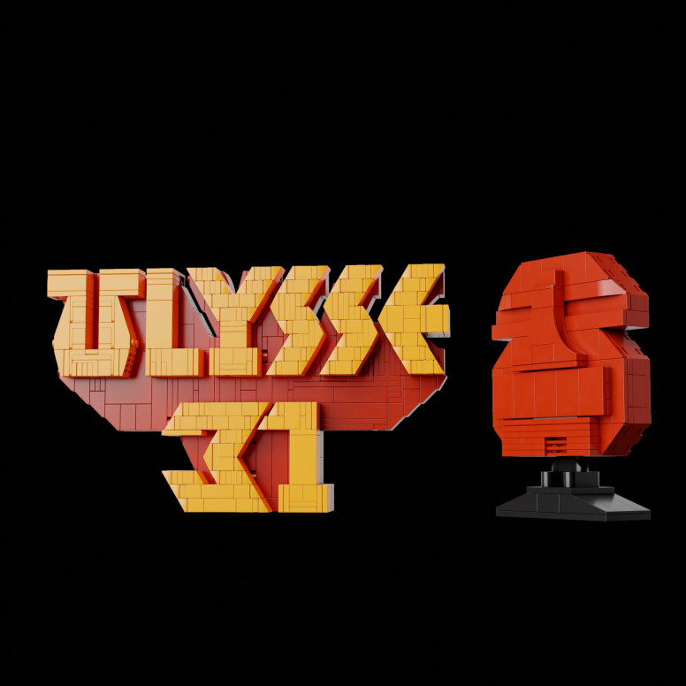 Pantasy X We are Tokyo Ulises 31 , logotipo de 24 cm y comunicador