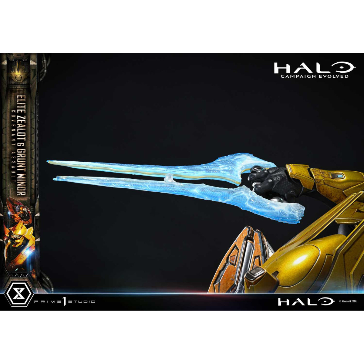 Prime 1 Studio - Halo Campagn Evolved Elite Zealot & Grunt Minor: Versión «Asalto del Pacto»