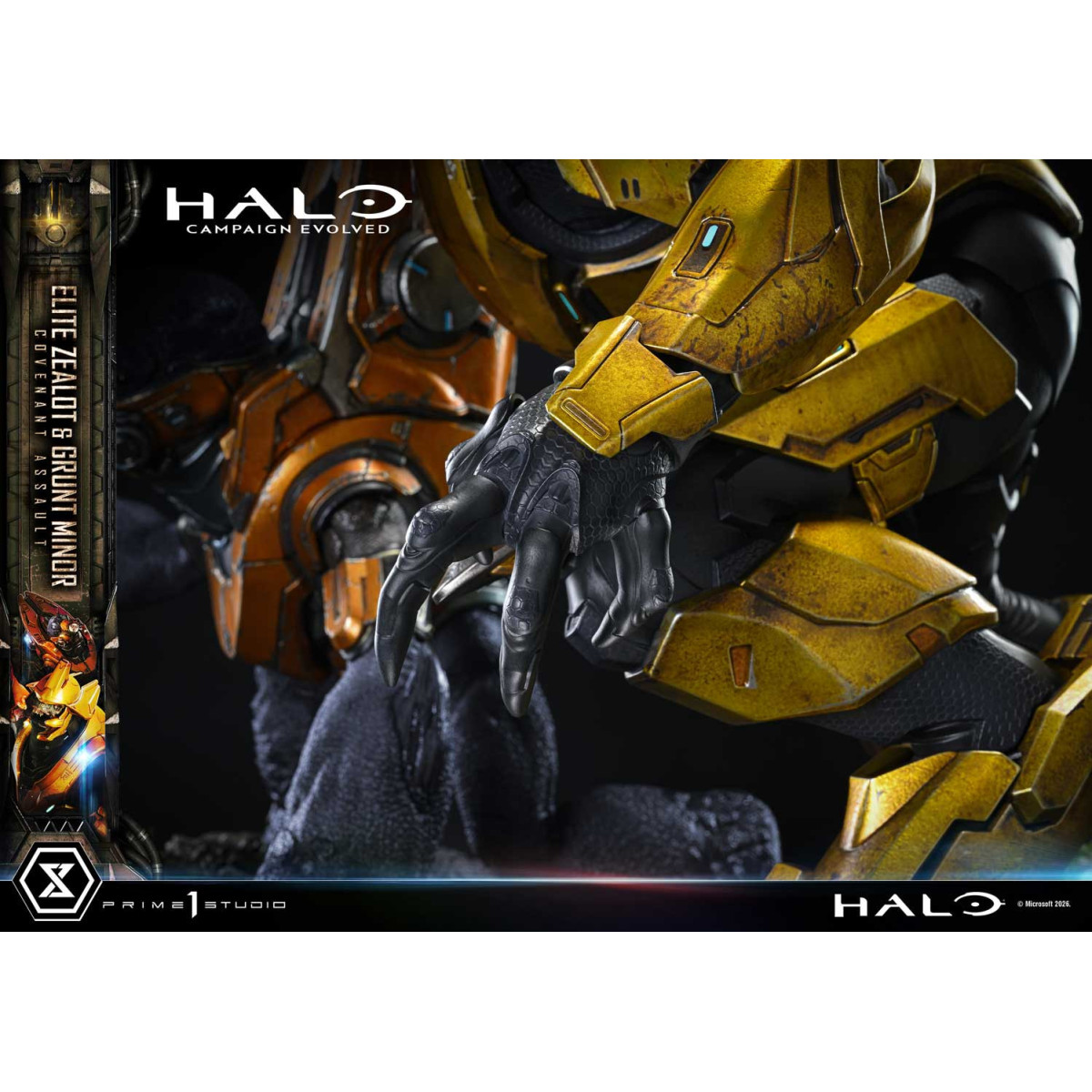 Prime 1 Studio - Halo Campagn Evolved Elite Zealot & Grunt Minor: Versión «Asalto del Pacto»