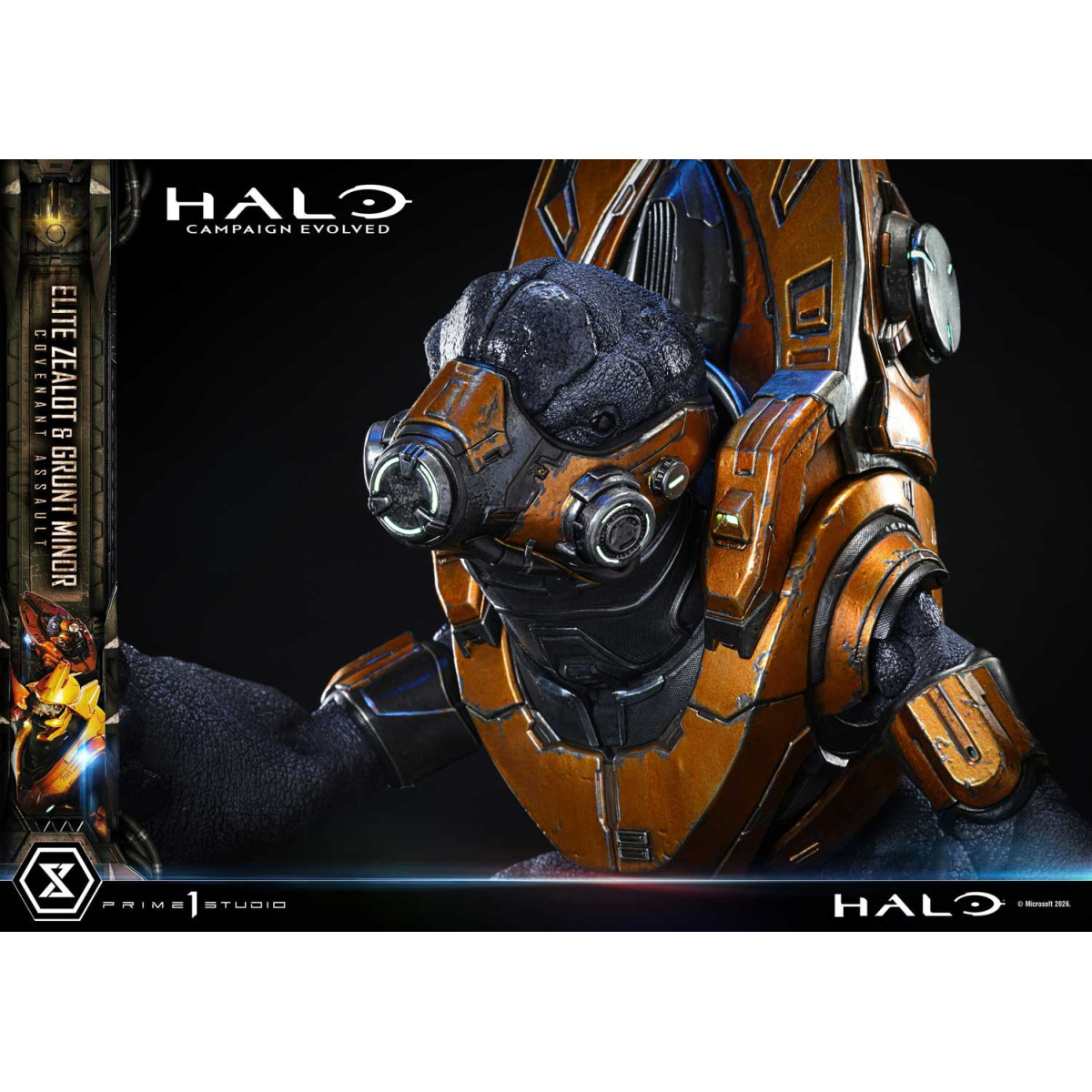 Prime 1 Studio - Halo Campagn Evolved Elite Zealot & Grunt Minor: Versión «Asalto del Pacto»
