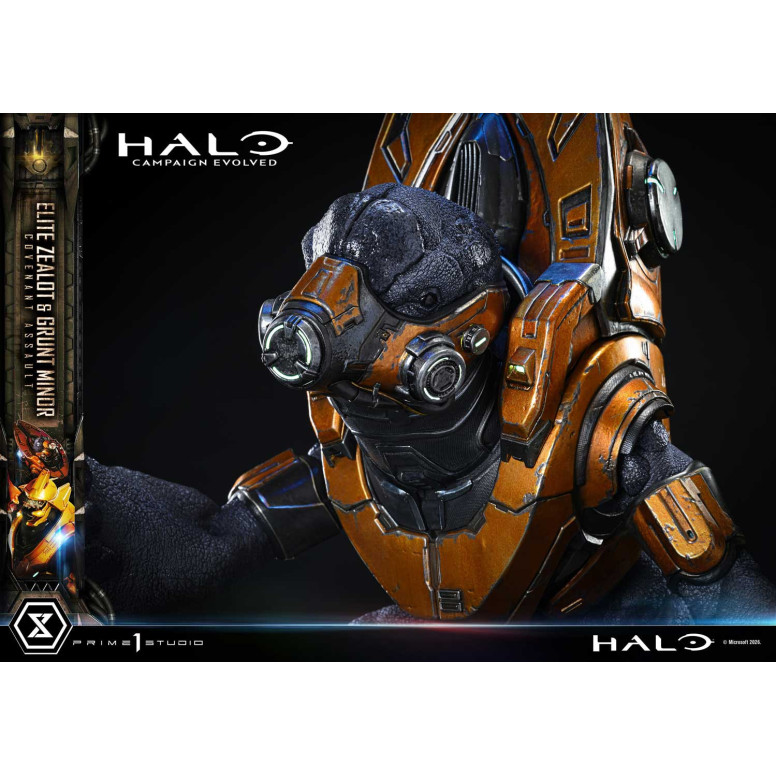 Prime 1 Studio - Halo Campagn Evolved Elite Zealot & Grunt Minor: Versión «Asalto del Pacto»