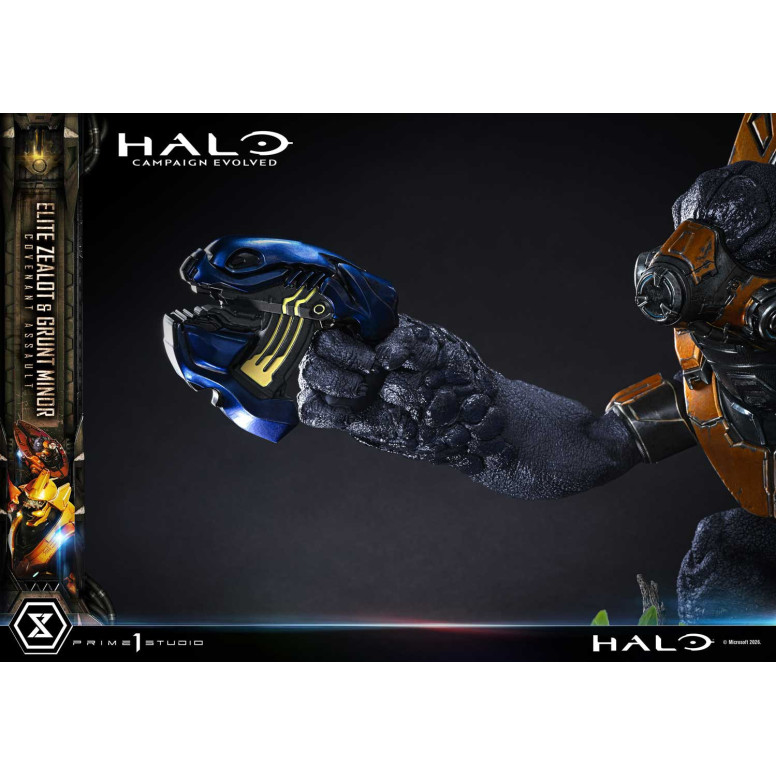 Prime 1 Studio - Halo Campagn Evolved Elite Zealot & Grunt Minor: Versión «Asalto del Pacto»