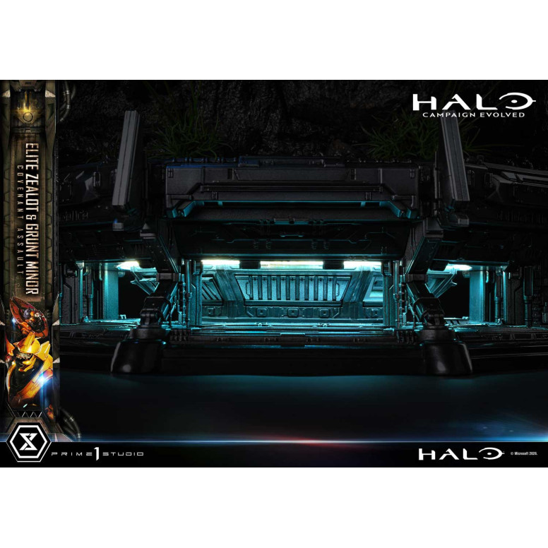 Prime 1 Studio - Halo Campagn Evolved Elite Zealot & Grunt Minor: Versión «Asalto del Pacto»