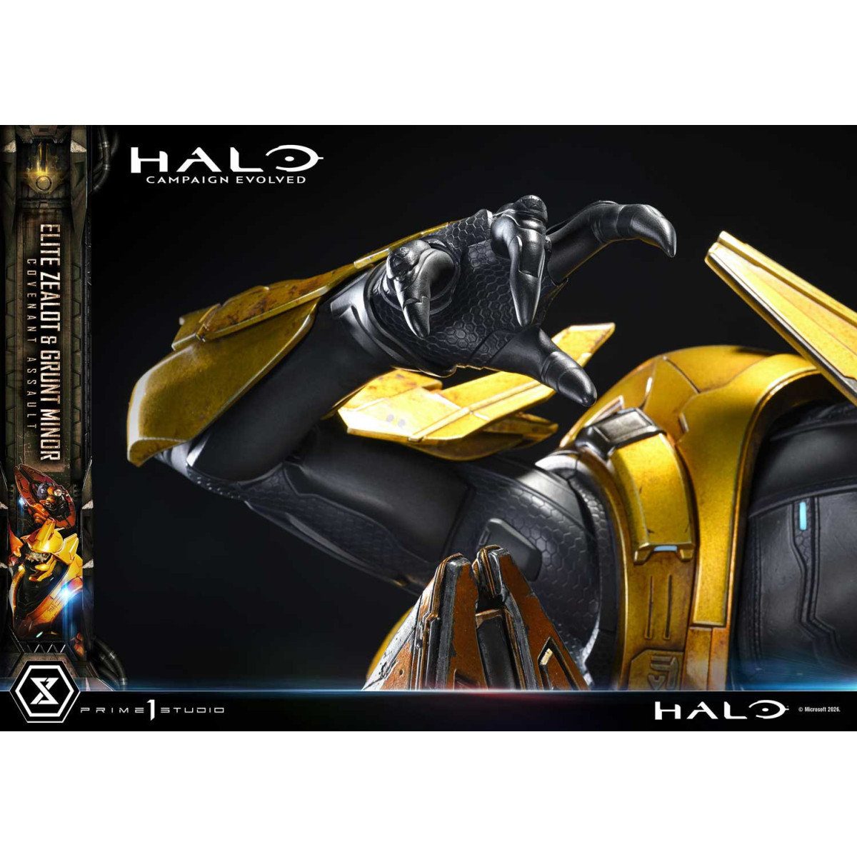 Prime 1 Studio - Halo Campagn Evolved Elite Zealot & Grunt Minor: Versión «Asalto del Pacto»