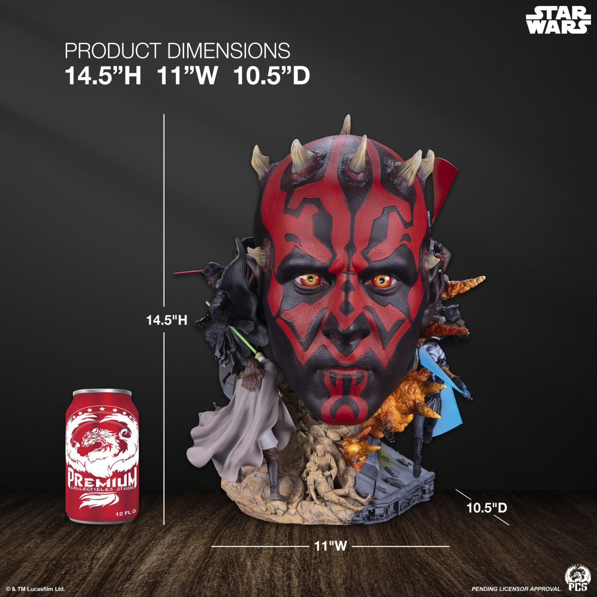PCS Star Wars - Busto artístico de Darth Maul