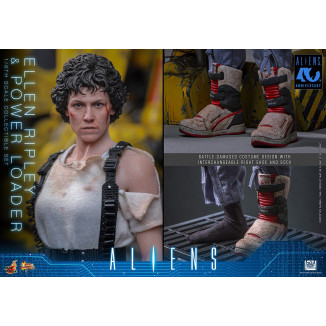 Hot Toys - Aliens - Set de Ellen Ripley con Power Loader a escala 1/6 MMS923
