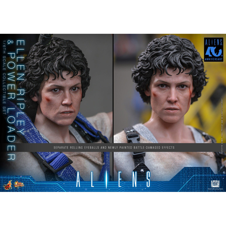 Hot Toys - Aliens - Set de Ellen Ripley con Power Loader a escala 1/6 MMS923