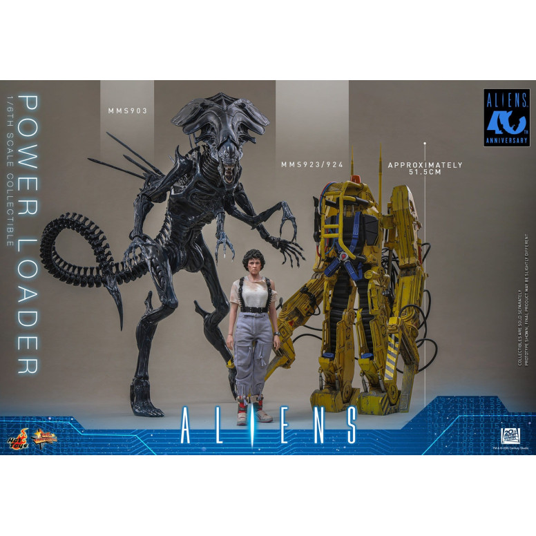 Hot Toys - Aliens - Set de Ellen Ripley con Power Loader a escala 1/6 MMS923