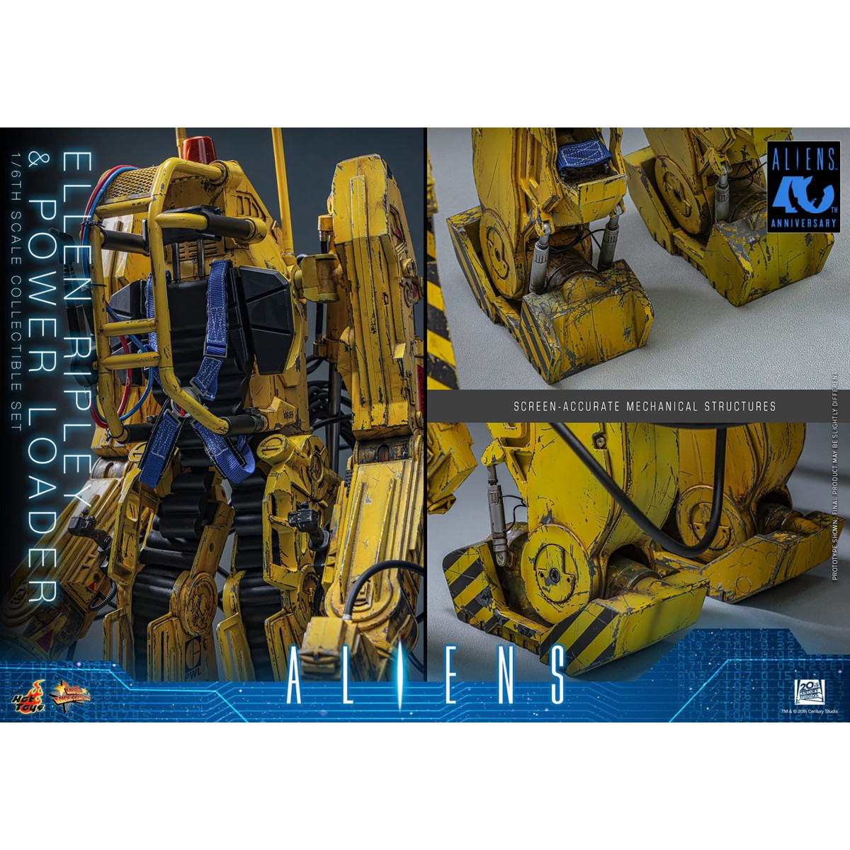 Hot Toys - Aliens - Set de Ellen Ripley con Power Loader a escala 1/6 MMS923