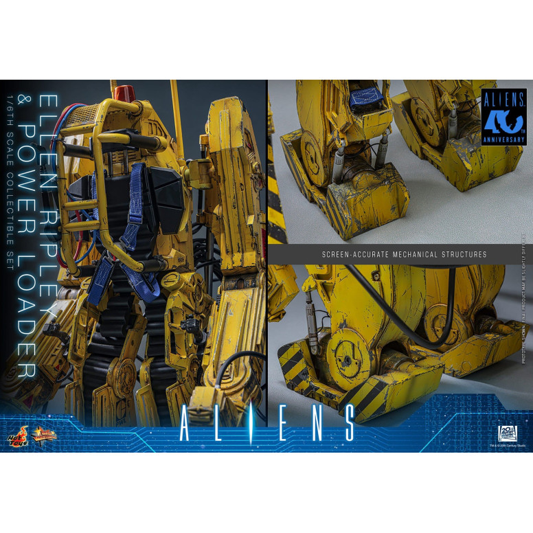 Hot Toys - Aliens - Set de Ellen Ripley con Power Loader a escala 1/6 MMS923