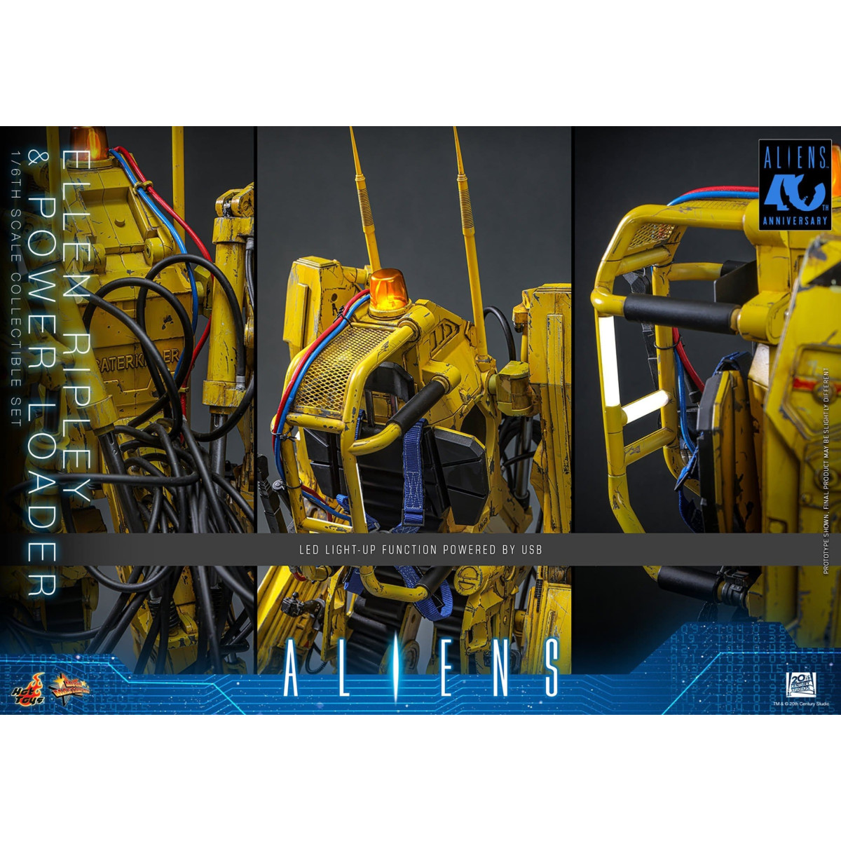 Hot Toys - Aliens - Set de Ellen Ripley con Power Loader a escala 1/6 MMS923