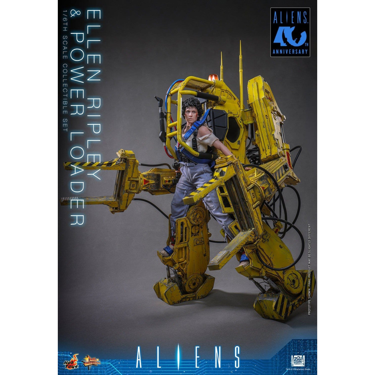 Hot Toys - Aliens - Set de Ellen Ripley con Power Loader a escala 1/6 MMS923