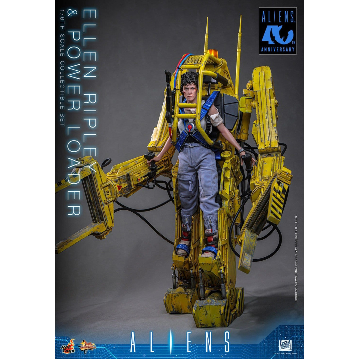 Hot Toys - Aliens - Set de Ellen Ripley con Power Loader a escala 1/6 MMS923