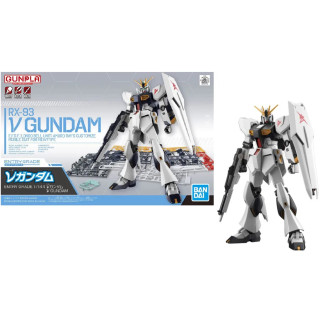 Bandai - Gunpla - Gundam 1/144 HG - RX-93 ν Gundam Nu Gundam - Mobile Suit Gundam: Char's Counterattack Figurita