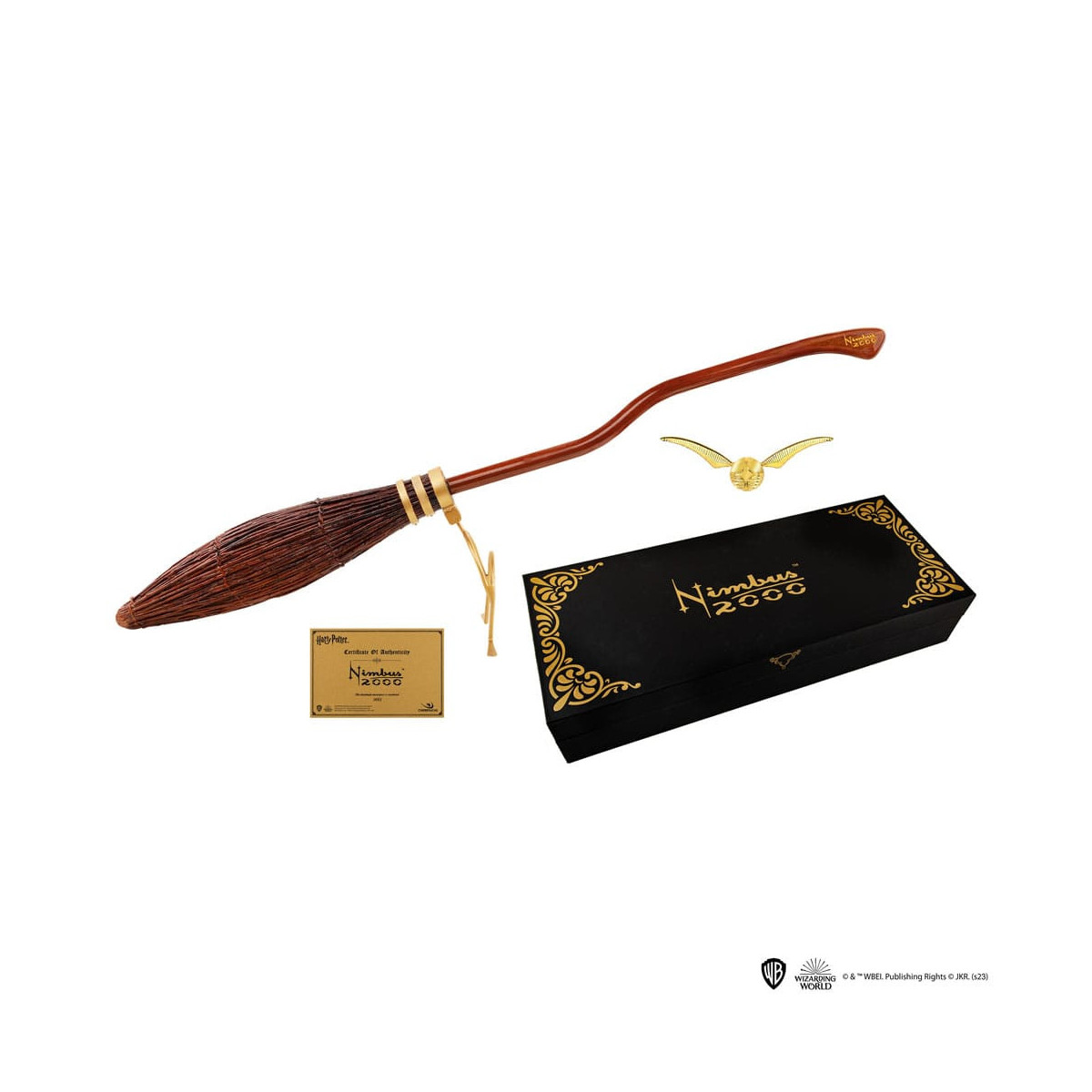 Cinereplicas Harry Potter - Réplica a escala 1:1 de la escoba mágica Nimbus 2000 Junior
