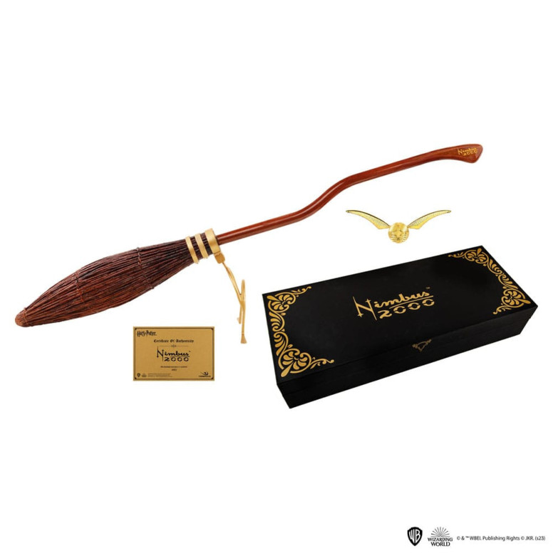Cinereplicas Harry Potter - Réplica a escala 1:1 de la escoba mágica Nimbus 2000 Junior