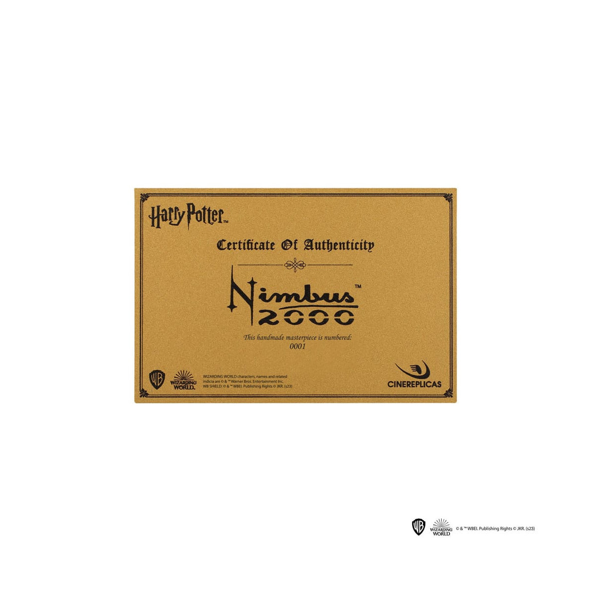 Cinereplicas Harry Potter - Réplica a escala 1:1 de la escoba mágica Nimbus 2000 Junior