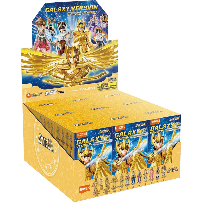 Blokees Saint Seiya - Galaxy Versión 01 ¡El legado de Sagitario! - Surtido de 9 maquetas