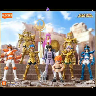 Blokees Saint Seiya - Galaxy Versión 03 Gold Zodiac - Surtido de 9 maquetas