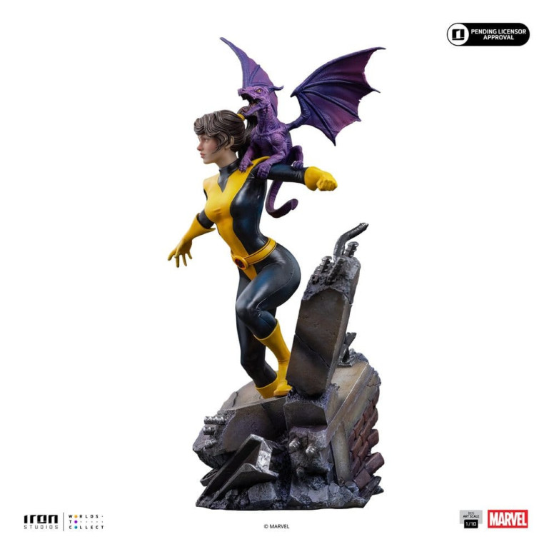 Iron Studios Marvel Comics - X-Men - Kitty Pride y Lockheed a escala 1/10 BDS Art Scale