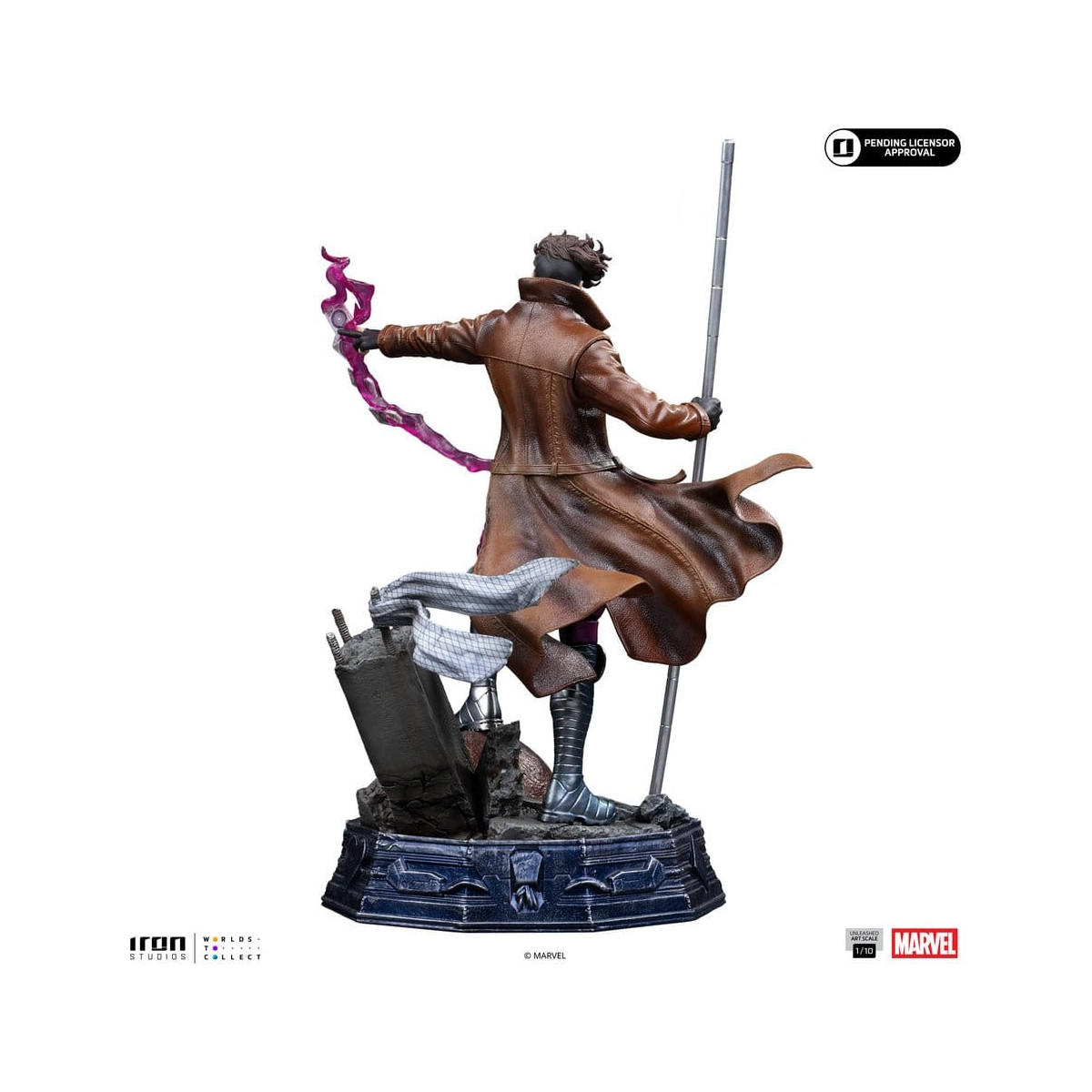 Iron Studios Marvel Comics - X-Men - Gambit, escala artística 1/10 BDS