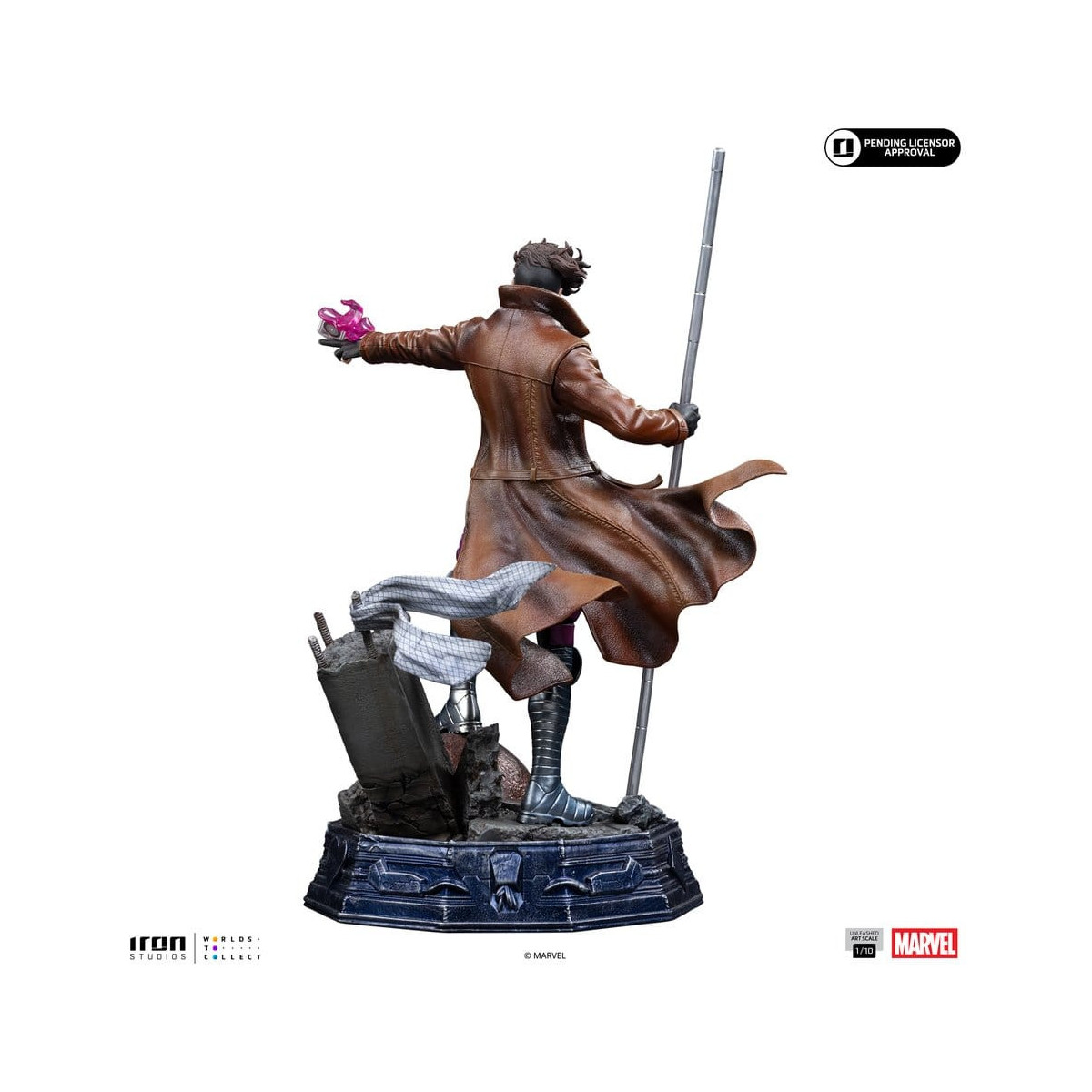 Iron Studios Marvel Comics - X-Men - Gambit, escala artística 1/10 BDS