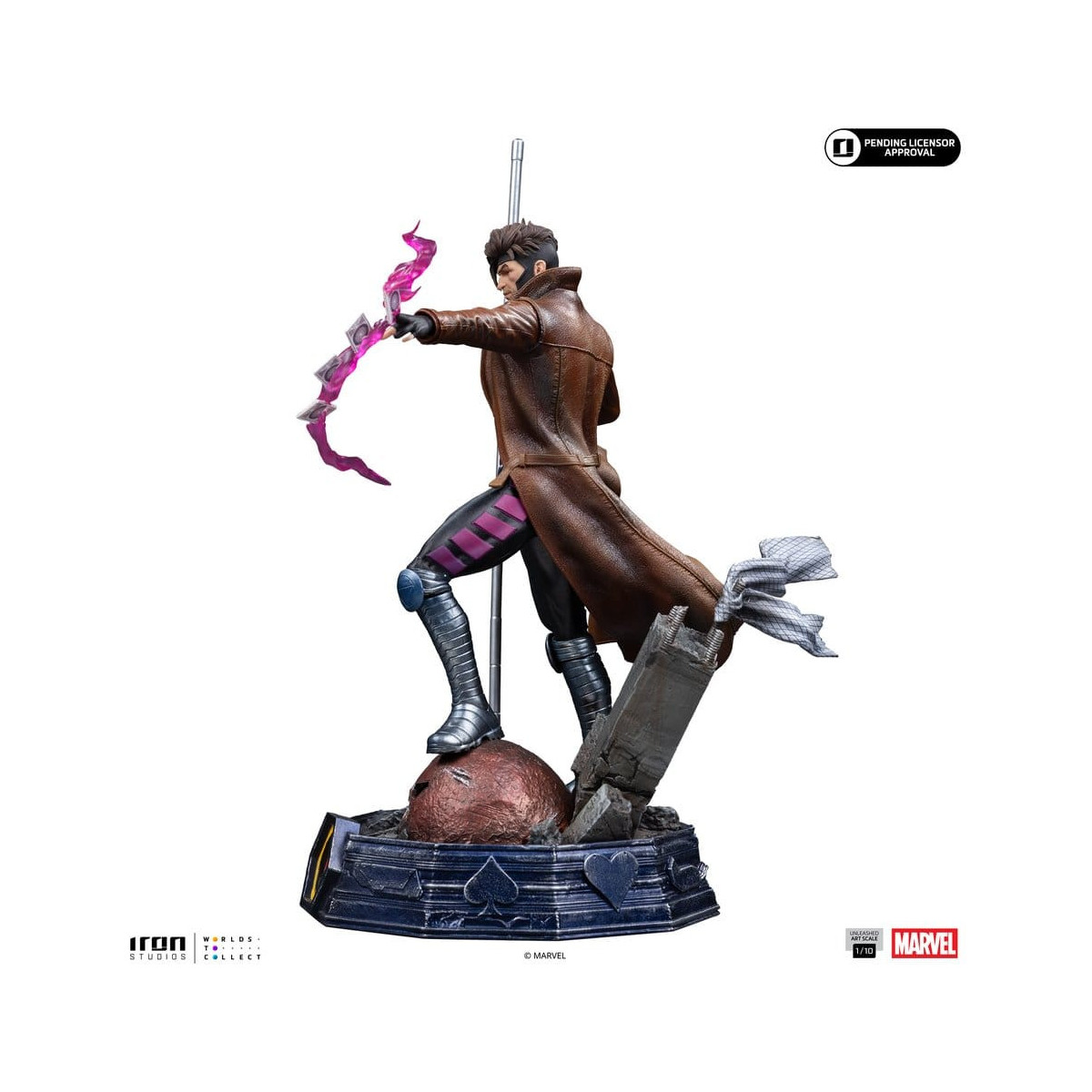 Iron Studios Marvel Comics - X-Men - Gambit, escala artística 1/10 BDS