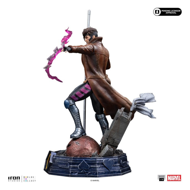 Iron Studios Marvel Comics - X-Men - Gambit, escala artística 1/10 BDS