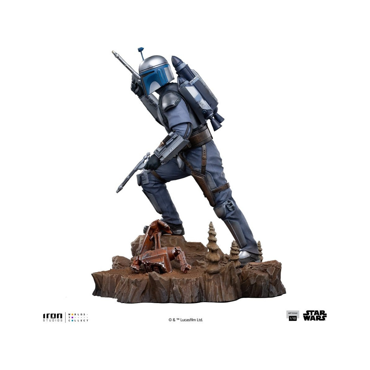 Iron Studios - Jango Fett, escala 1/10 - Star Wars: Episodio II