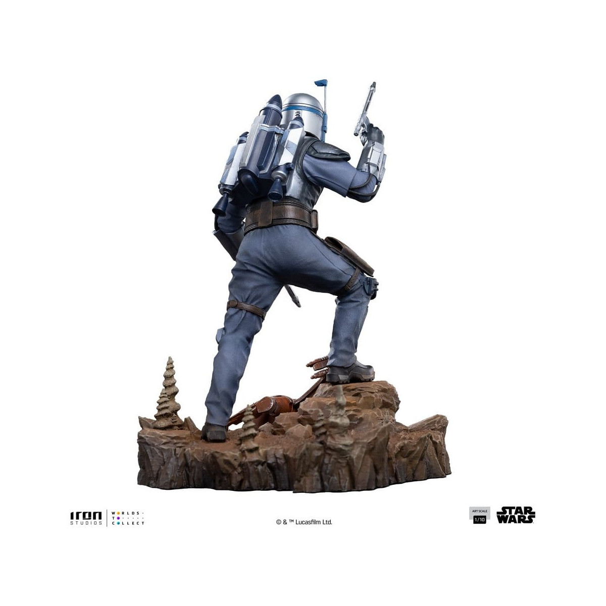 Iron Studios - Jango Fett, escala 1/10 - Star Wars: Episodio II