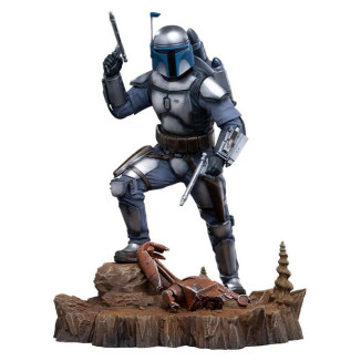 Iron Studios - Jango Fett, escala 1/10 - Star Wars: Episodio II