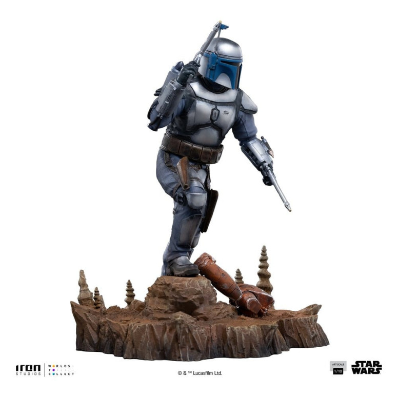 Iron Studios - Jango Fett, escala 1/10 - Star Wars: Episodio II