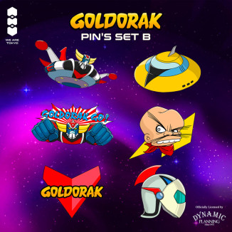 We Are Tokyo - Grendizer Mystery Box Pins Set B - juego de 6