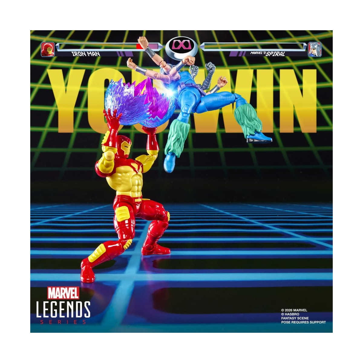 Hasbro Marvel Legends Serie Gamerverse: « » y «Marvel's Spiral» Iron Man