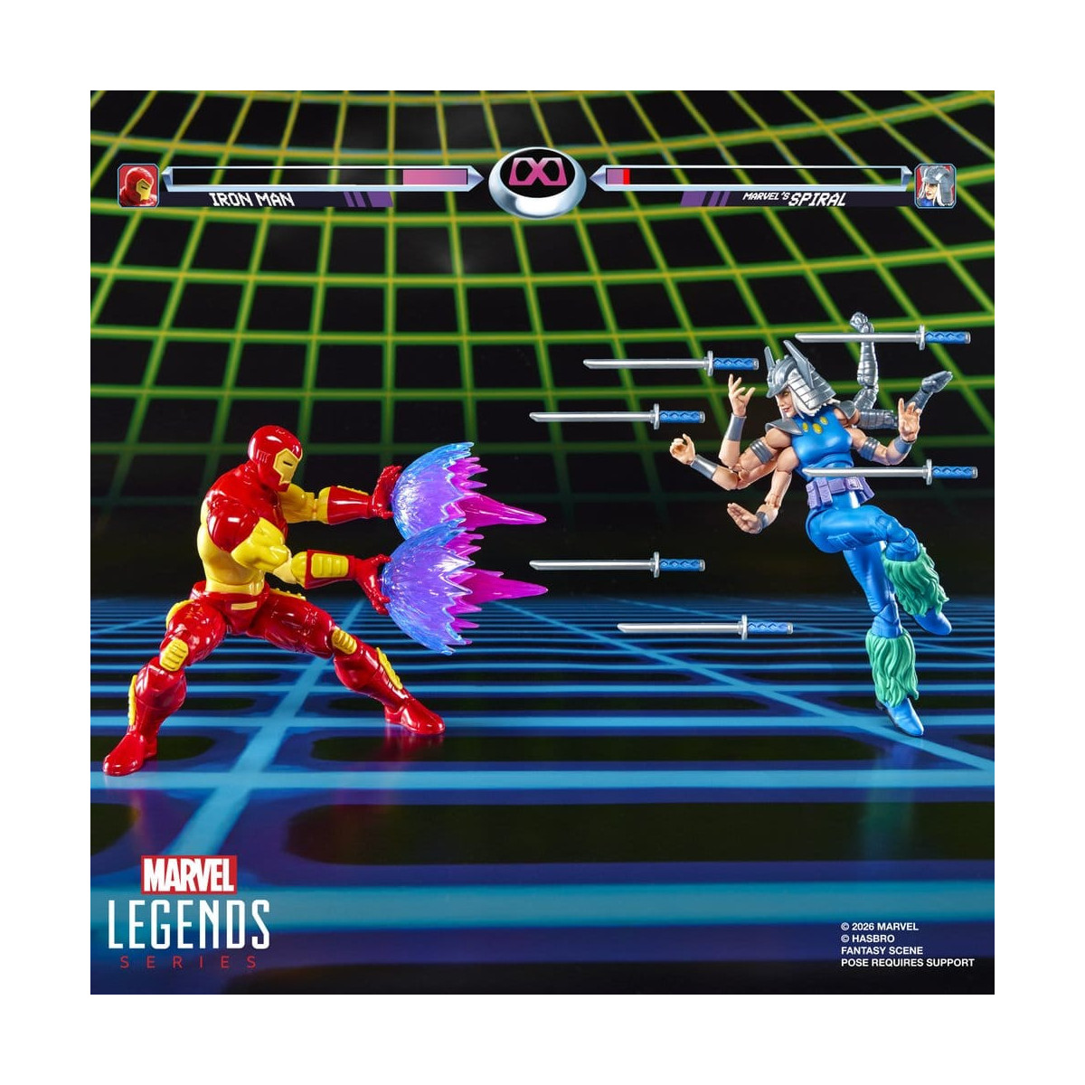 Hasbro Marvel Legends Serie Gamerverse: « » y «Marvel's Spiral» Iron Man