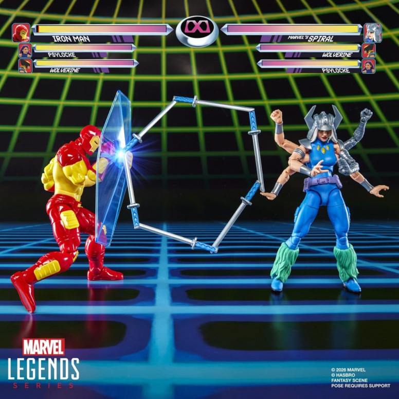 Hasbro Marvel Legends Serie Gamerverse: « » y «Marvel's Spiral» Iron Man